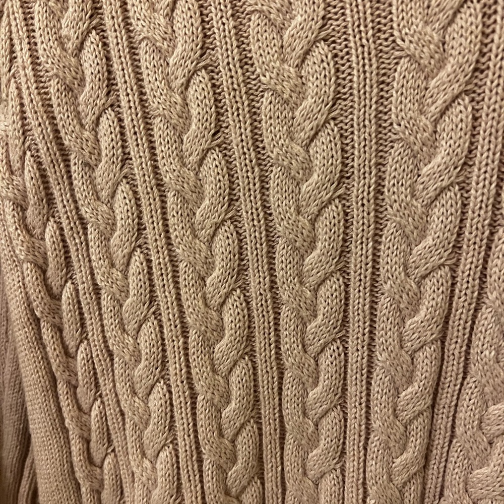 V-neck sweater, old rose.  size S brand H&M